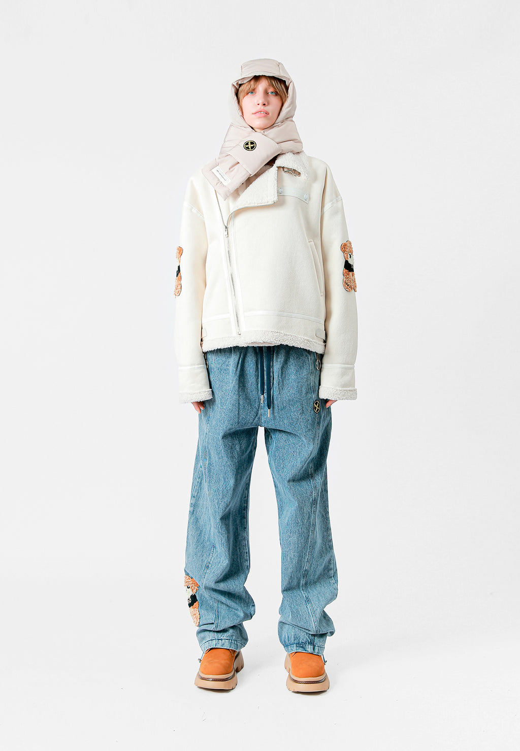 MIKE TEDDY FAUX SHEARLING JACKET