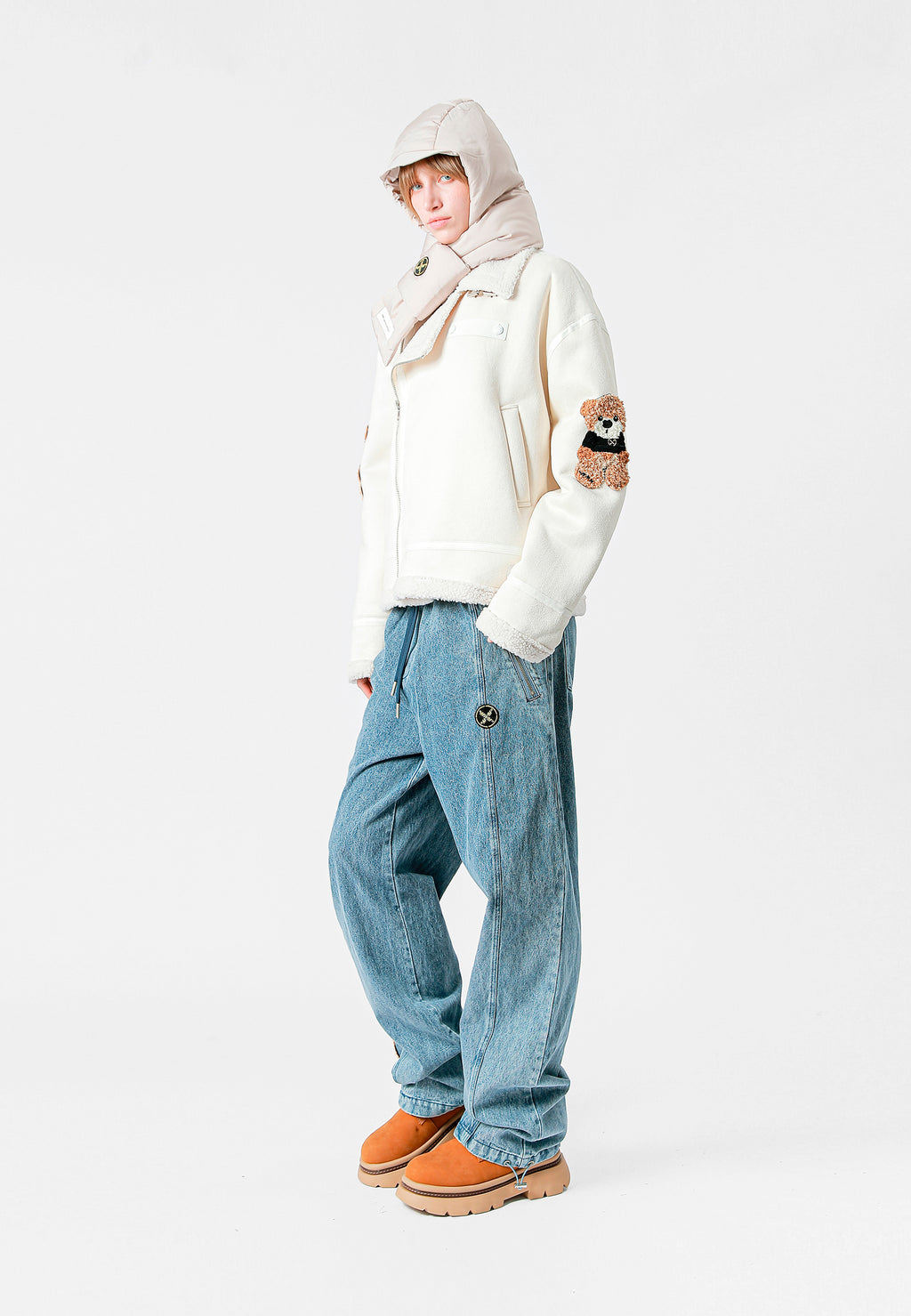 MIKE TEDDY FAUX SHEARLING JACKET