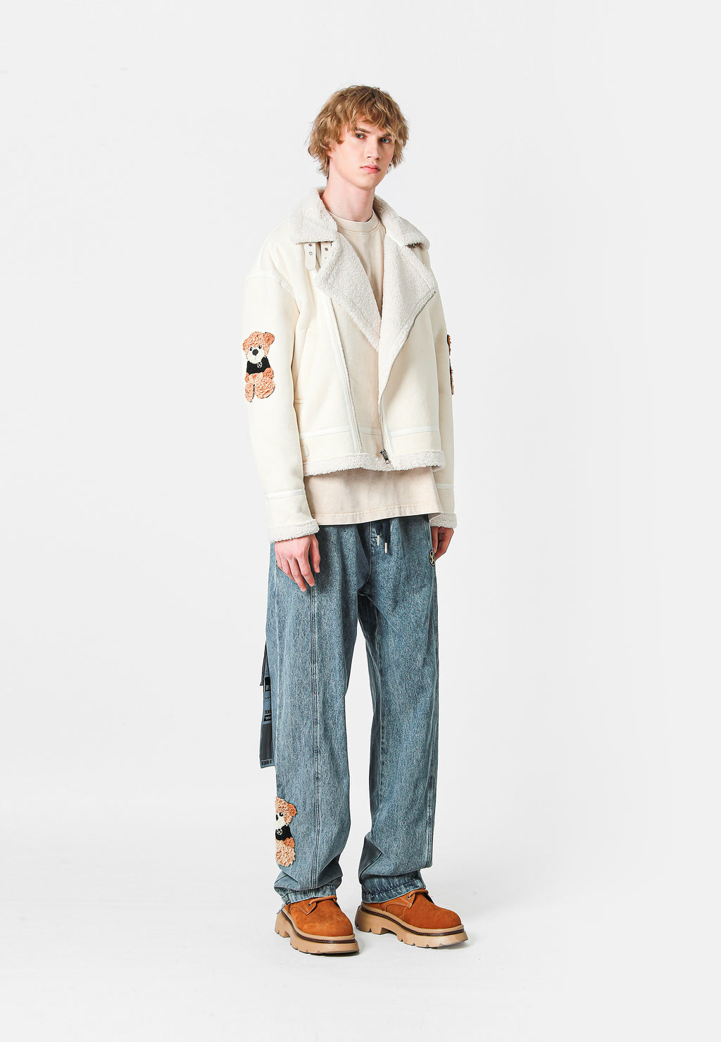 MIKE TEDDY FAUX SHEARLING JACKET