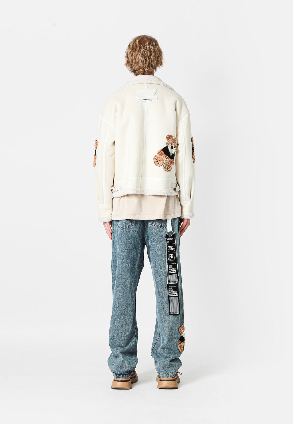 MIKE TEDDY FAUX SHEARLING JACKET