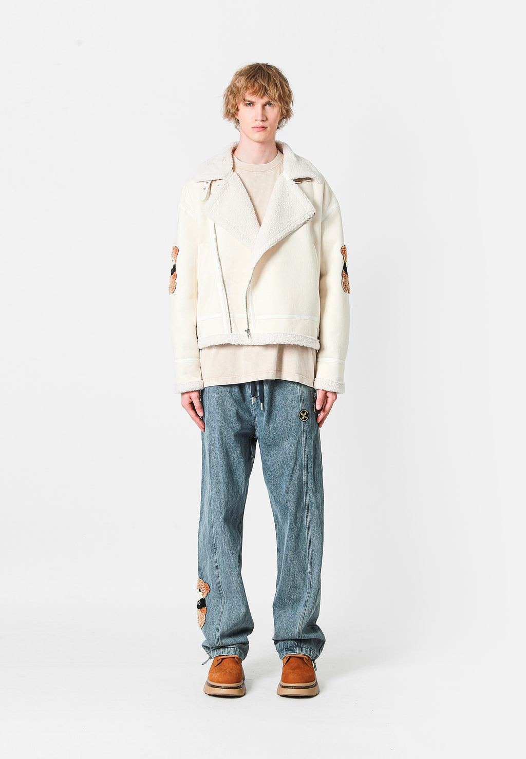 MIKE TEDDY FAUX SHEARLING JACKET