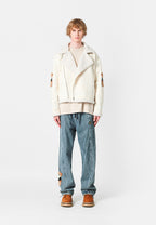 MIKE TEDDY FAUX SHEARLING JACKET