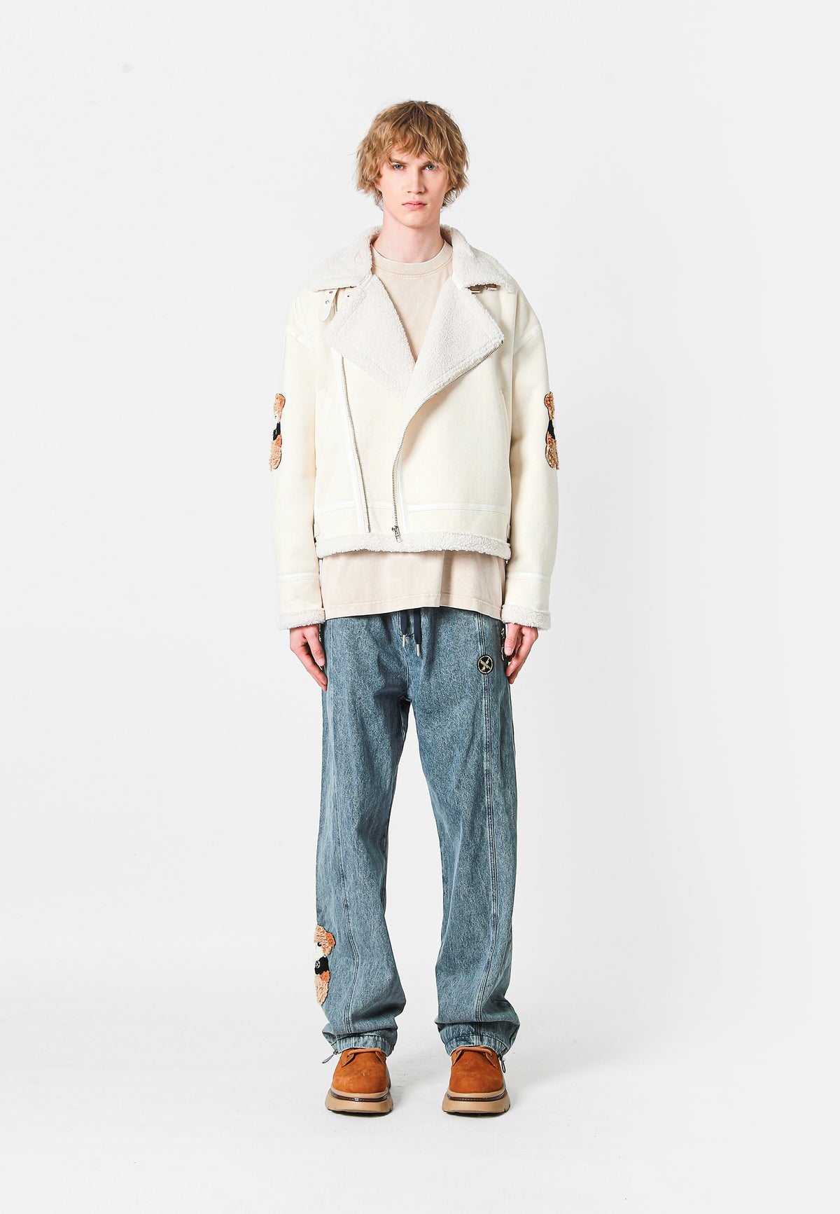 MIKE TEDDY FAUX SHEARLING JACKET
