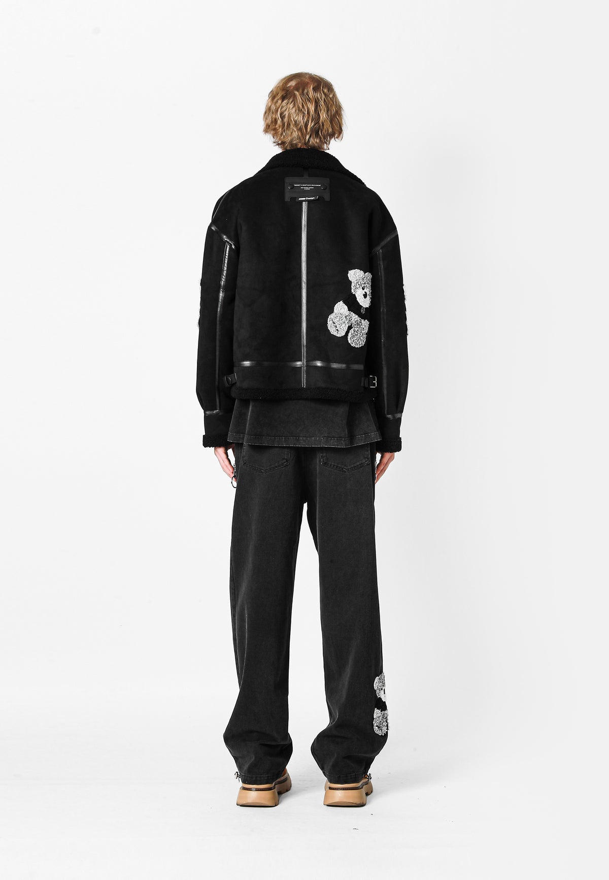 MIKE TEDDY FAUX SHEARLING JACKET