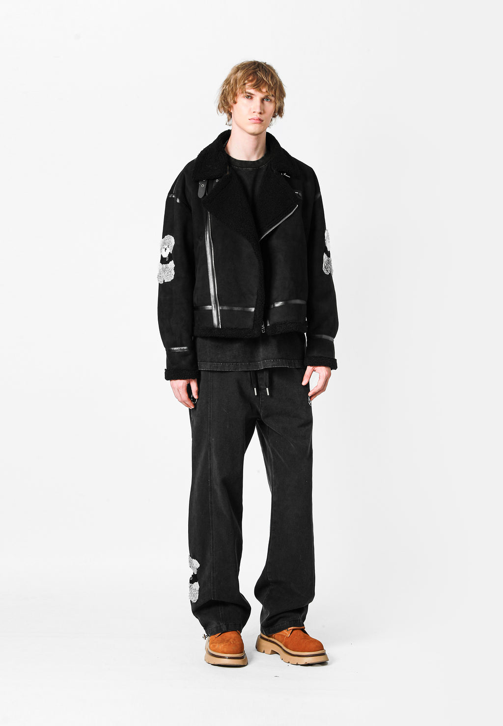 MIKE TEDDY FAUX SHEARLING JACKET