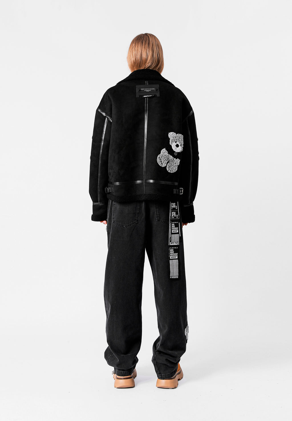 MIKE TEDDY FAUX SHEARLING JACKET