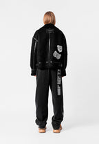 MIKE TEDDY FAUX SHEARLING JACKET
