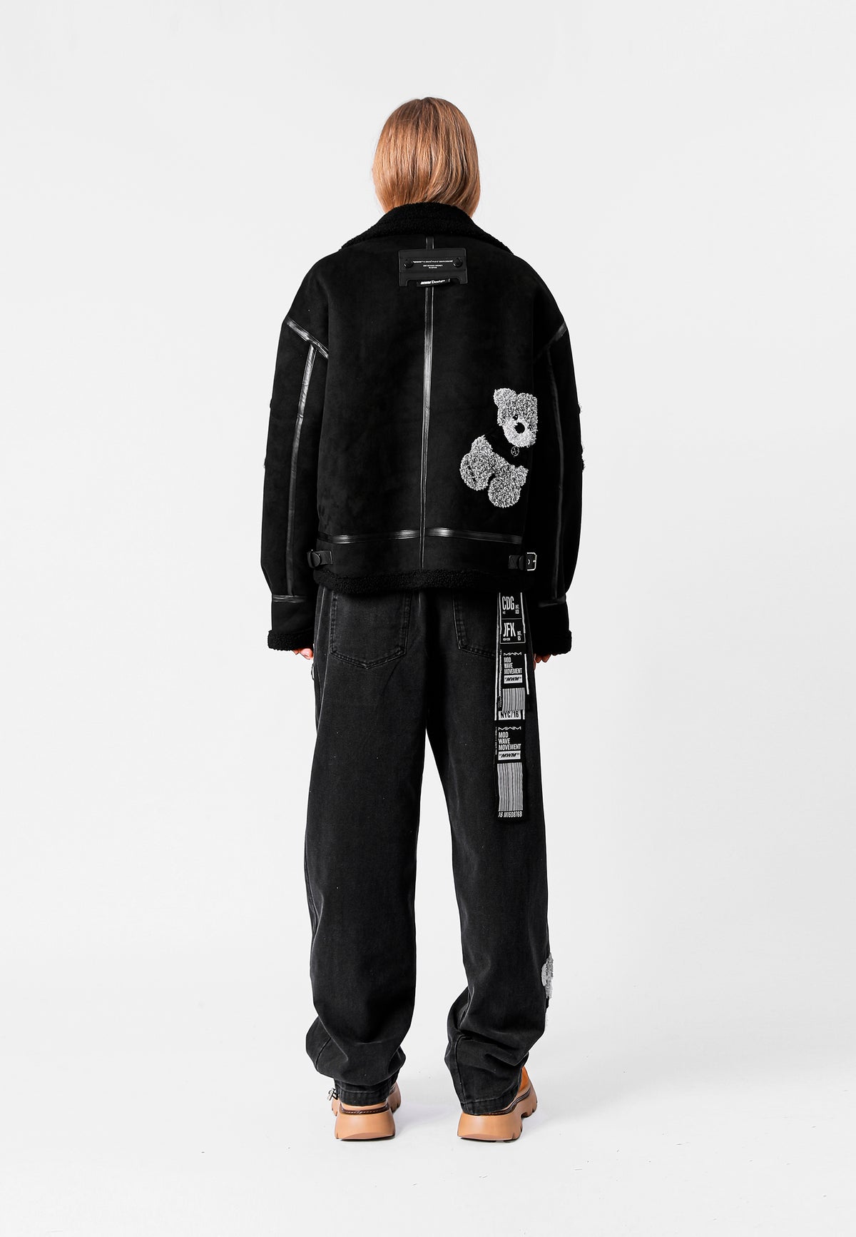 MIKE TEDDY FAUX SHEARLING JACKET