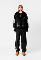 MIKE TEDDY FAUX SHEARLING JACKET