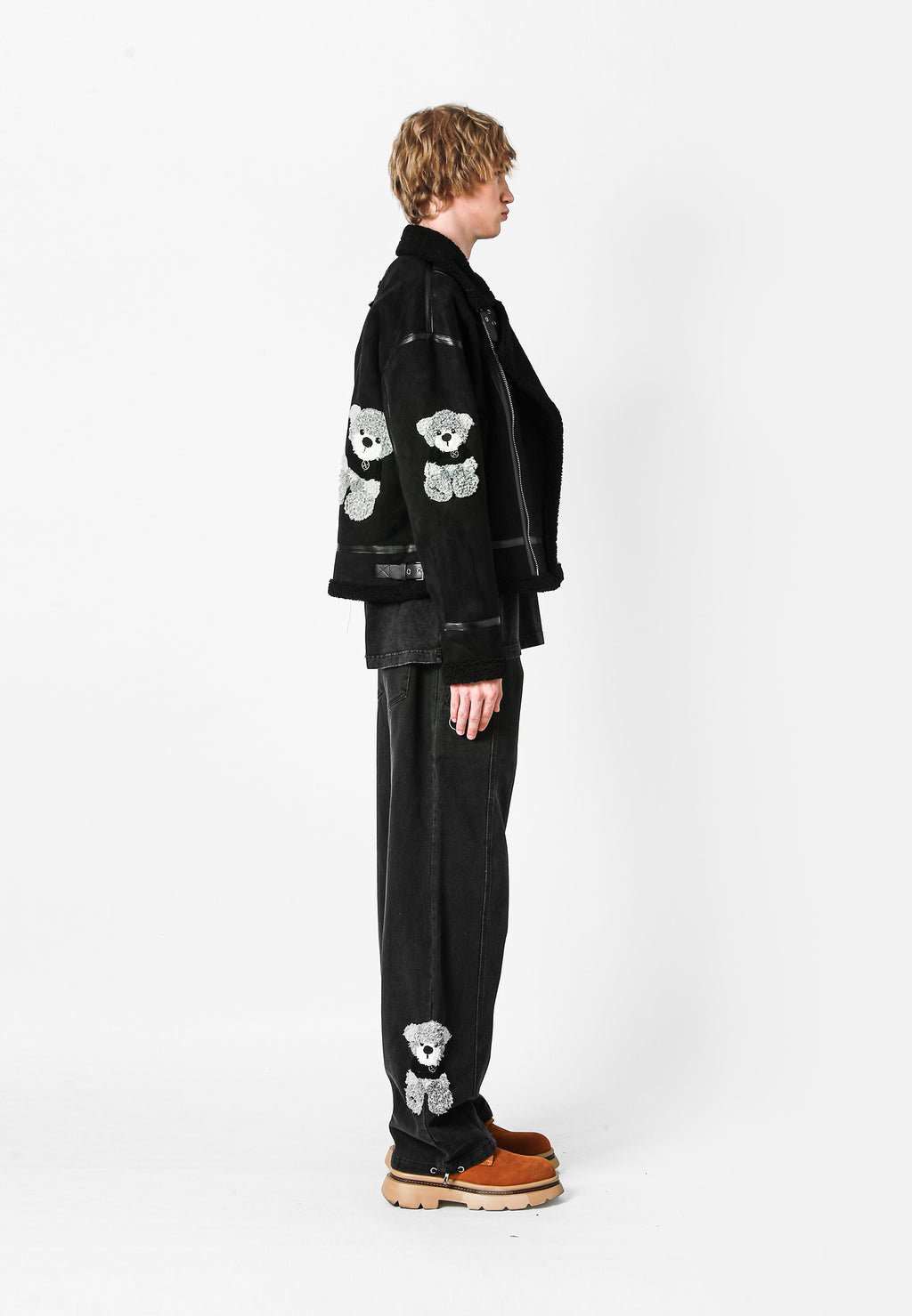 MIKE TEDDY FAUX SHEARLING JACKET