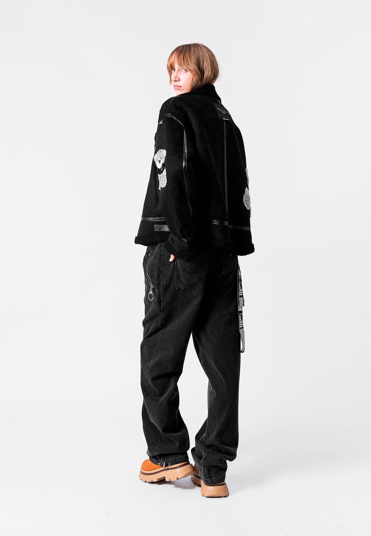MIKE TEDDY FAUX SHEARLING JACKET