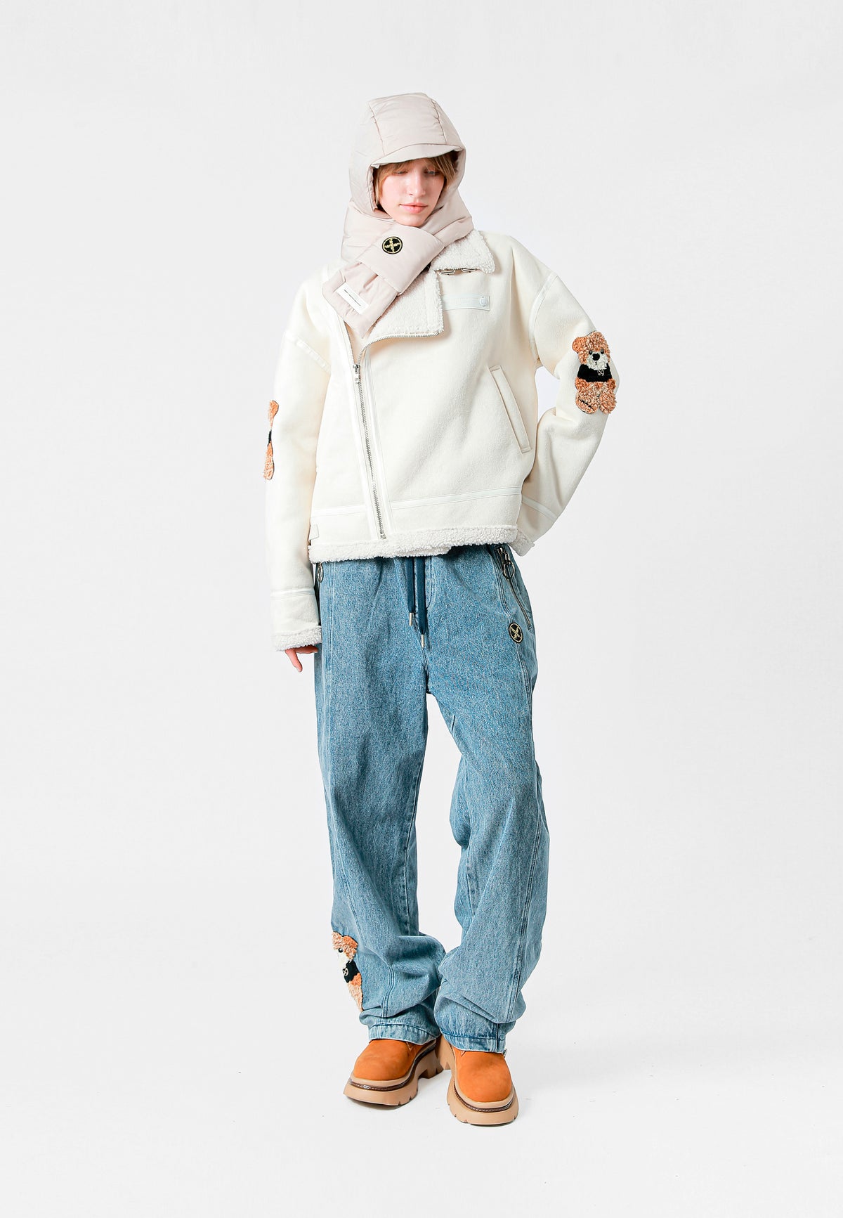 MIKE TEDDY FAUX SHEARLING JACKET
