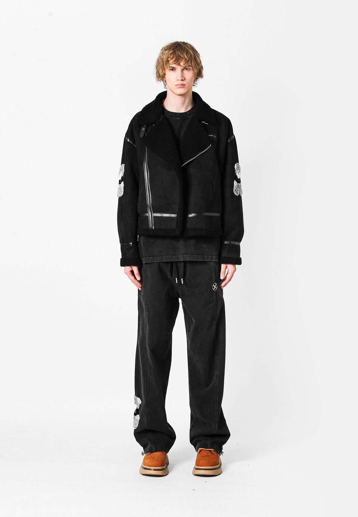 MIKE TEDDY FAUX SHEARLING JACKET