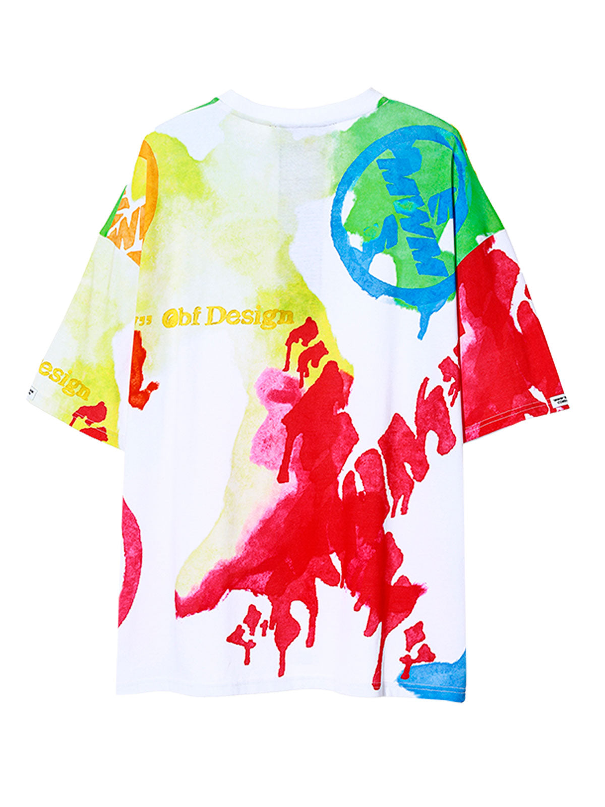 MULTICOLORED TIE-DYE T-SHIRT