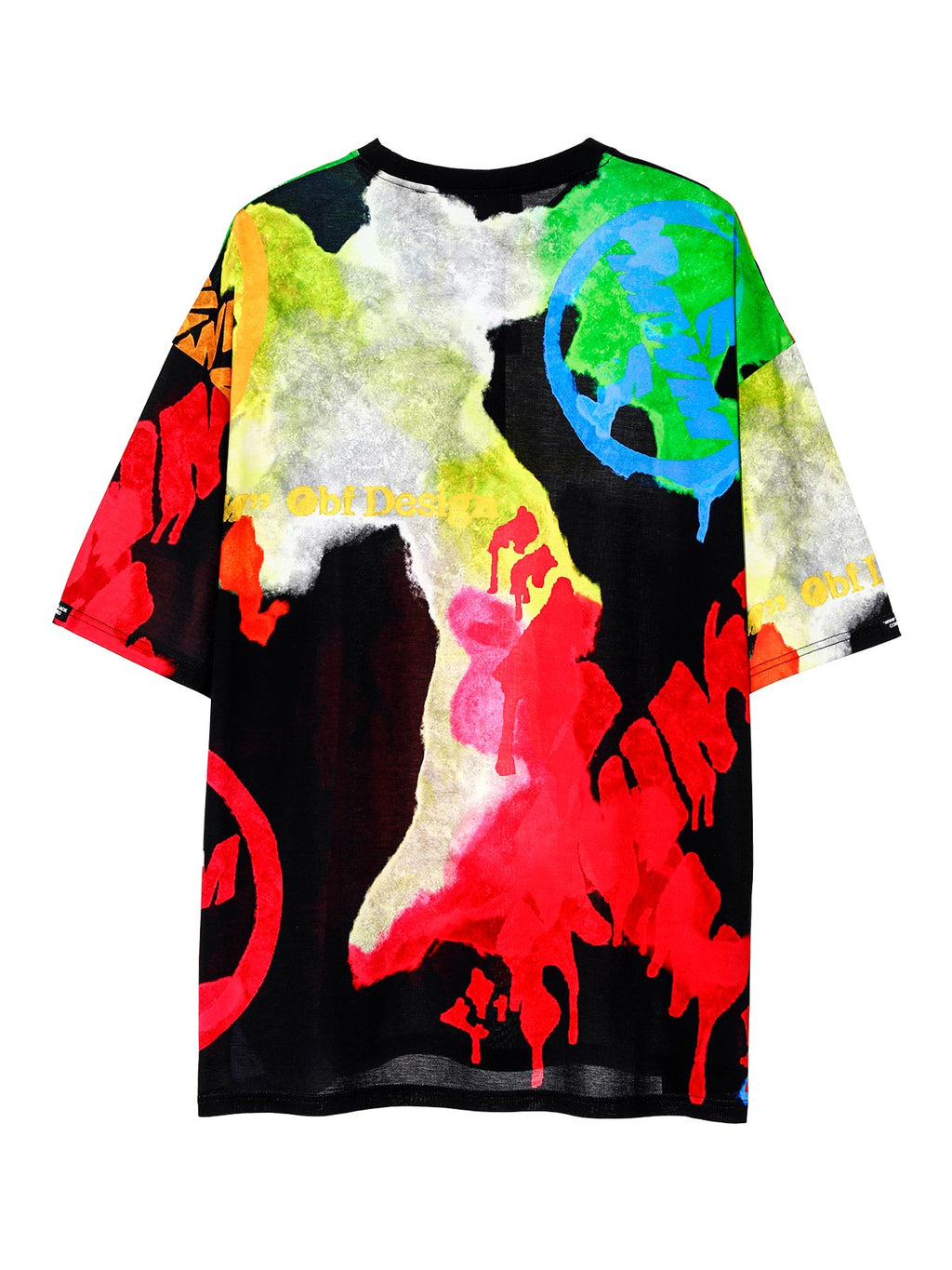 MULTICOLORED TIE-DYE T-SHIRT