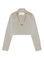 CROPPED SHIRT WITH CHAIN