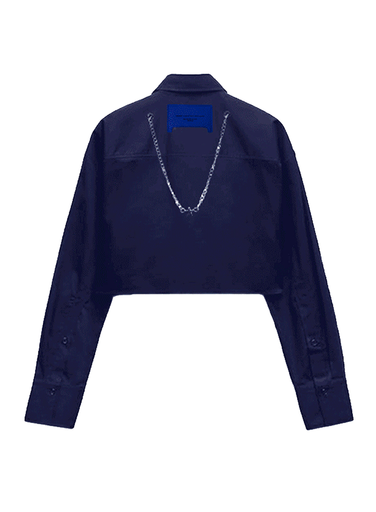CROPPED SHIRT WITH CHAIN