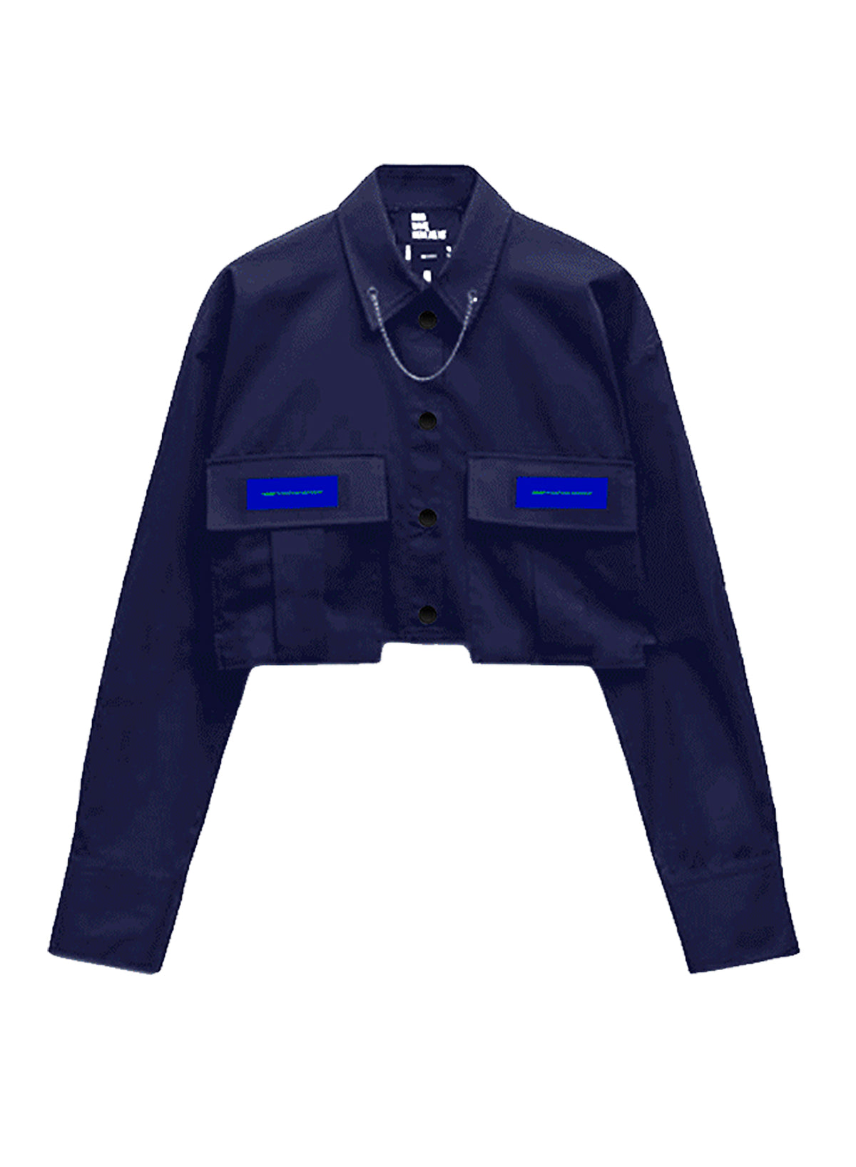CROPPED SHIRT WITH CHAIN