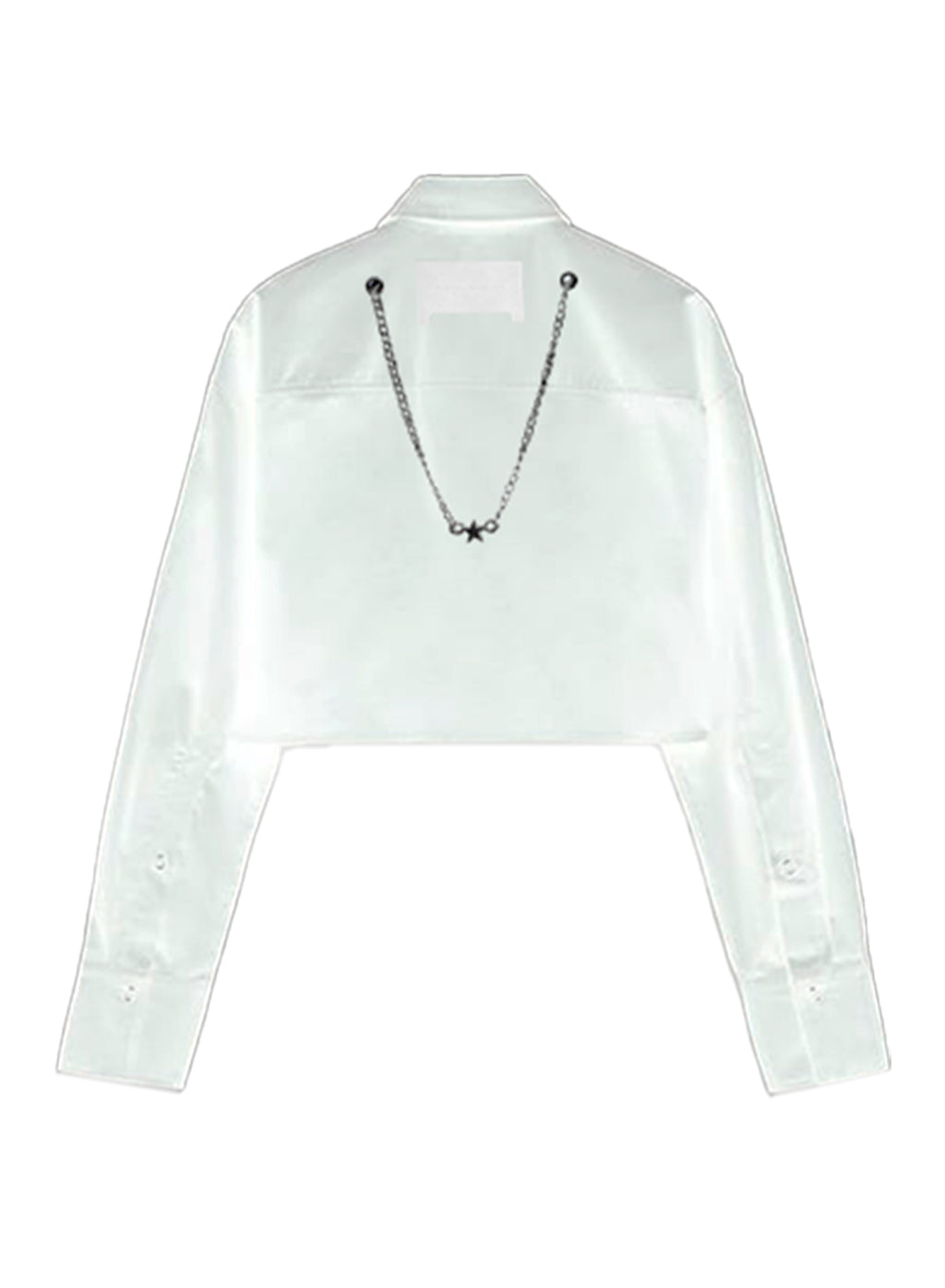 CROPPED SHIRT WITH CHAIN
