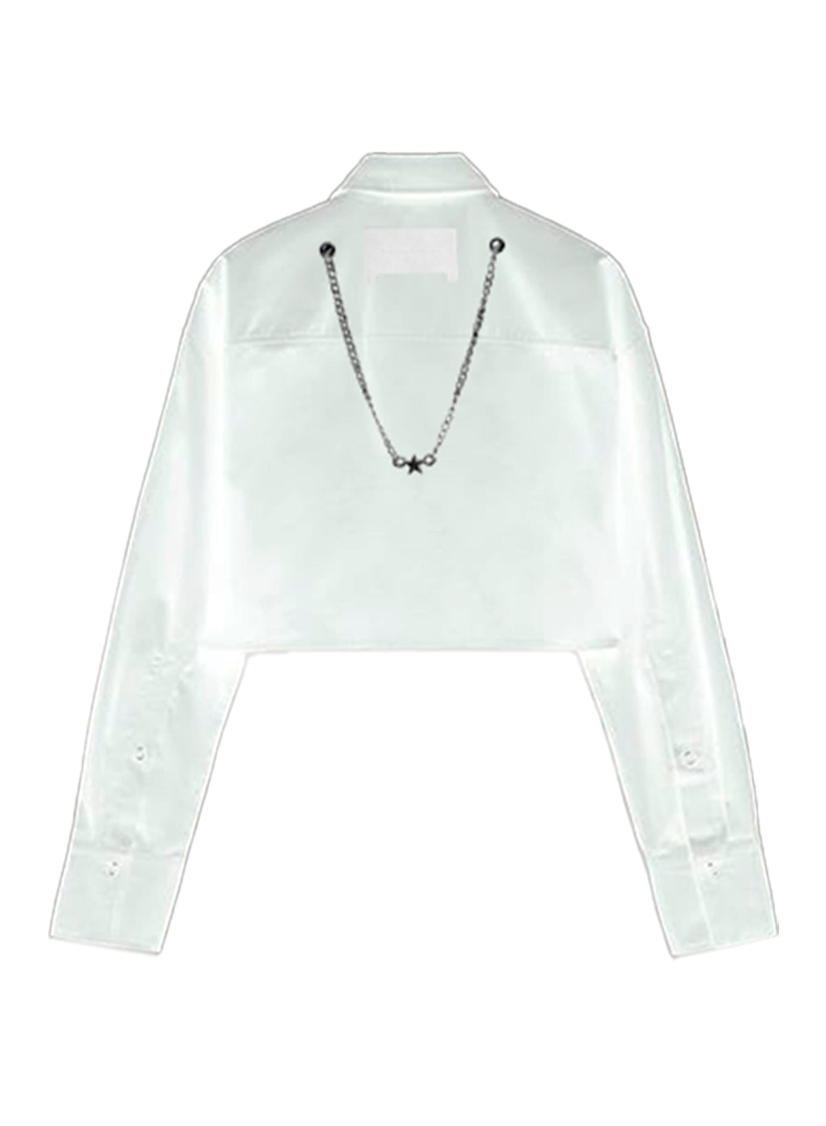 CROPPED SHIRT WITH CHAIN