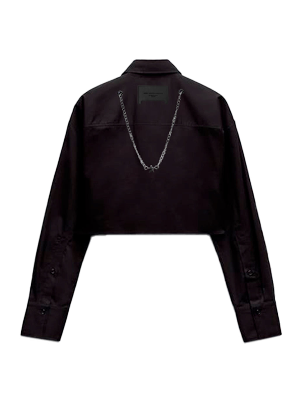 CROPPED SHIRT WITH CHAIN