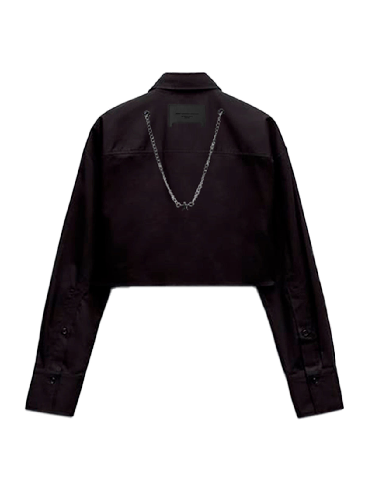CROPPED SHIRT WITH CHAIN