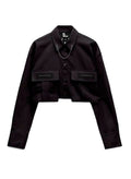 CROPPED SHIRT WITH CHAIN