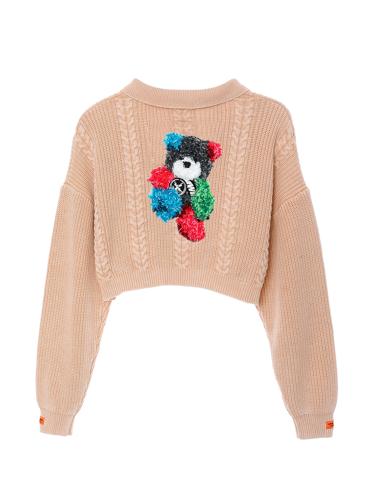 CABLE KNIT TEDDY JUMPER