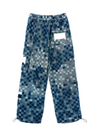 MWM CHECKED DENIM TROUSERS