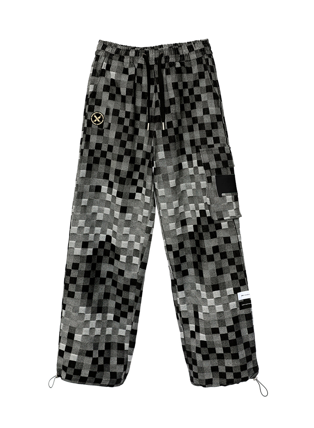 MWM CHECKED DENIM TROUSERS