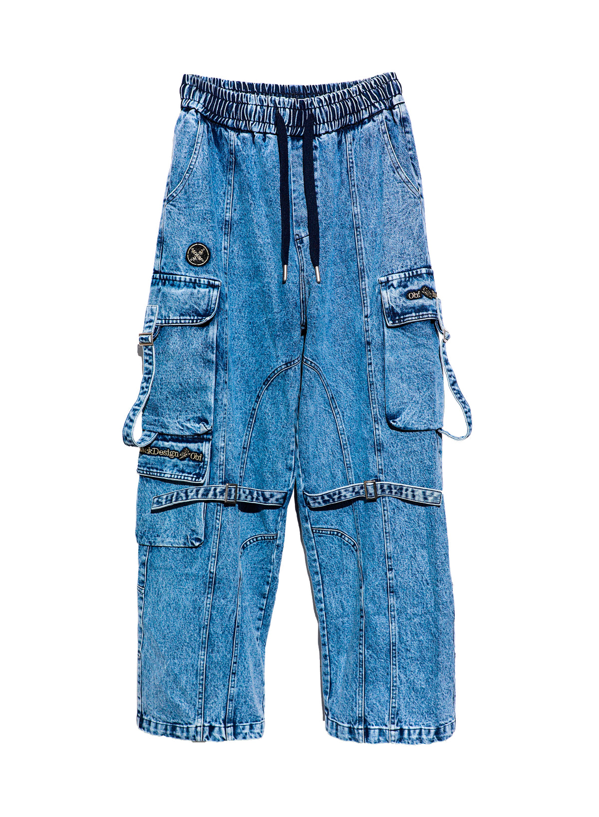 DENIM TROUSERS WITH POCKETS