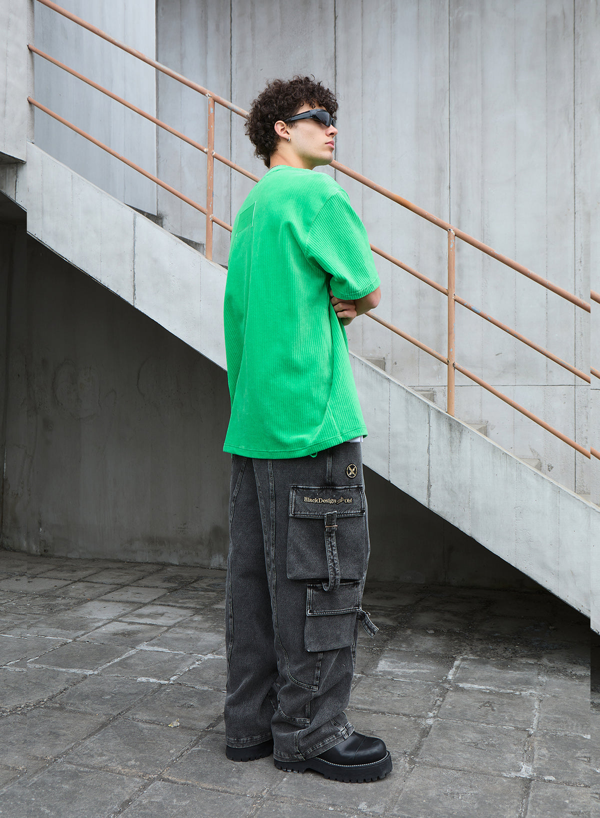 DENIM TROUSERS WITH POCKETS