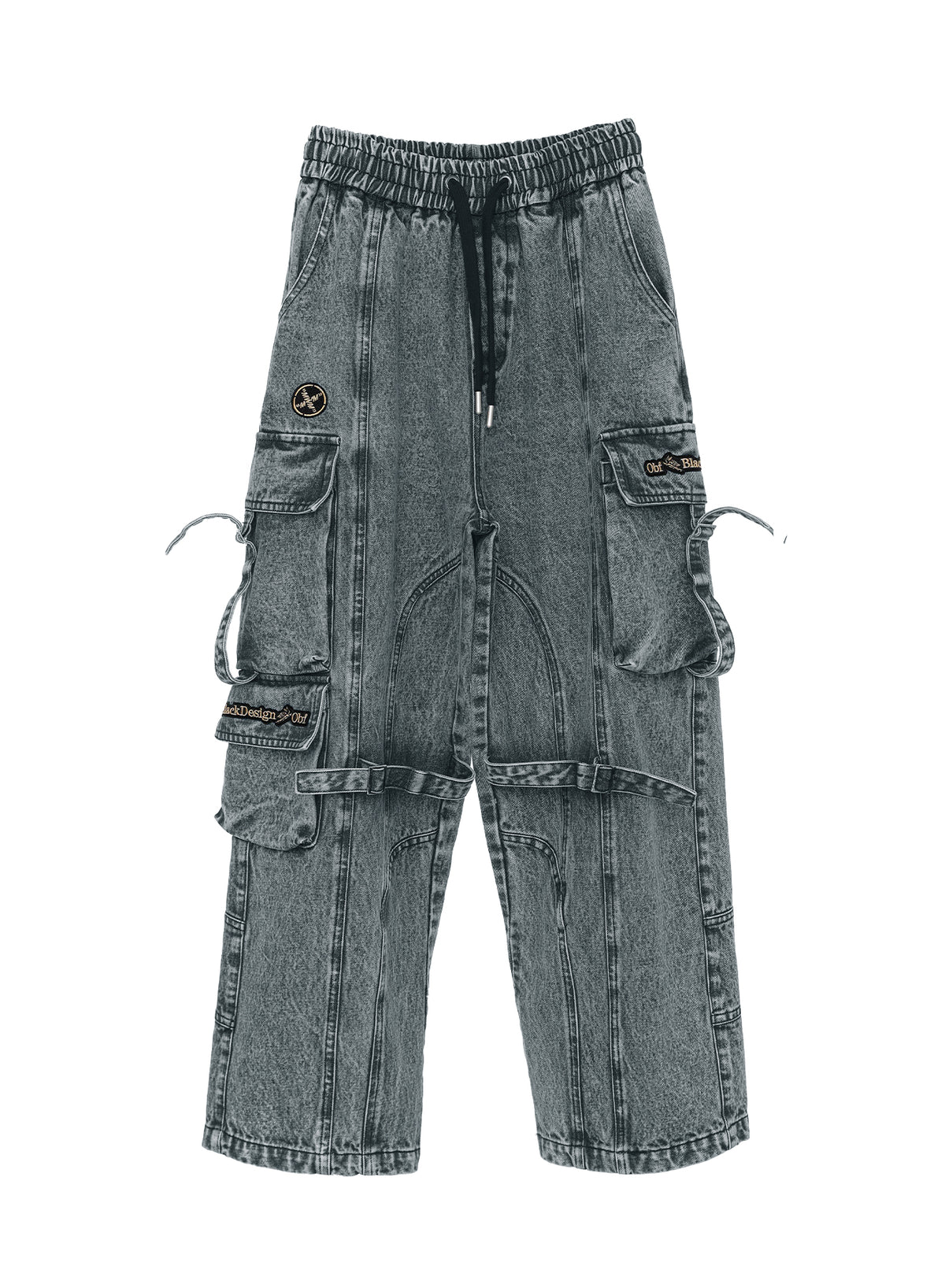 DENIM TROUSERS WITH POCKETS