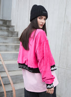 SUDADERA CORTA CON MINIATURA