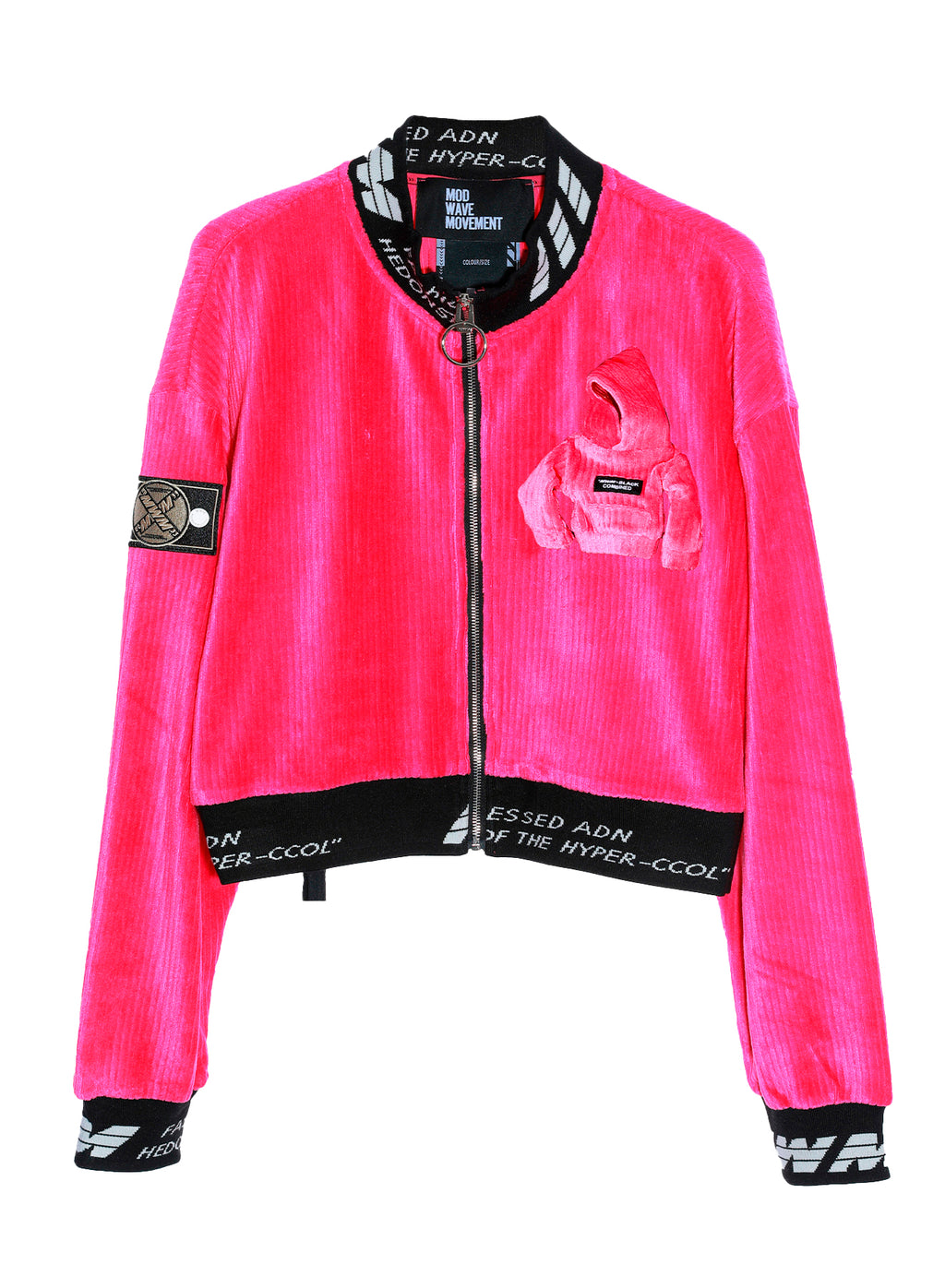 SUDADERA CORTA CON MINIATURA