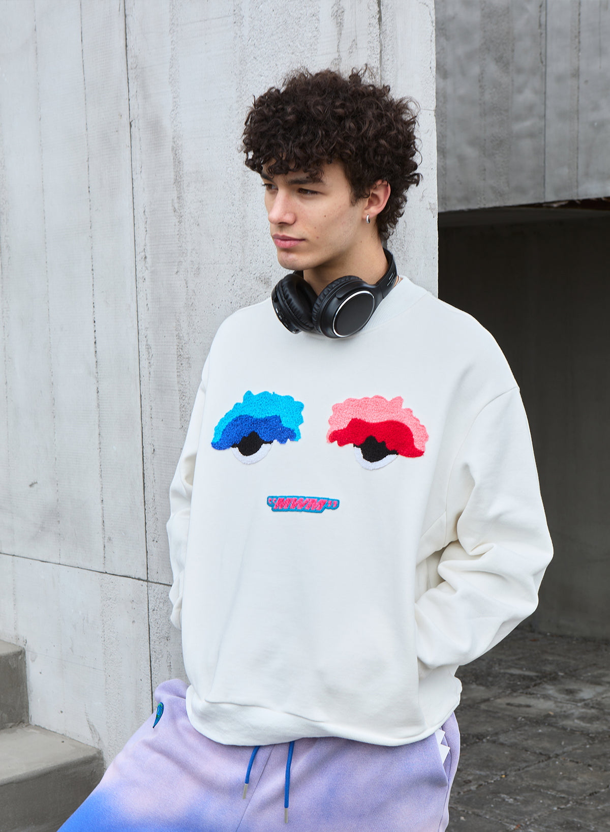 SUDADERA CON OJOS