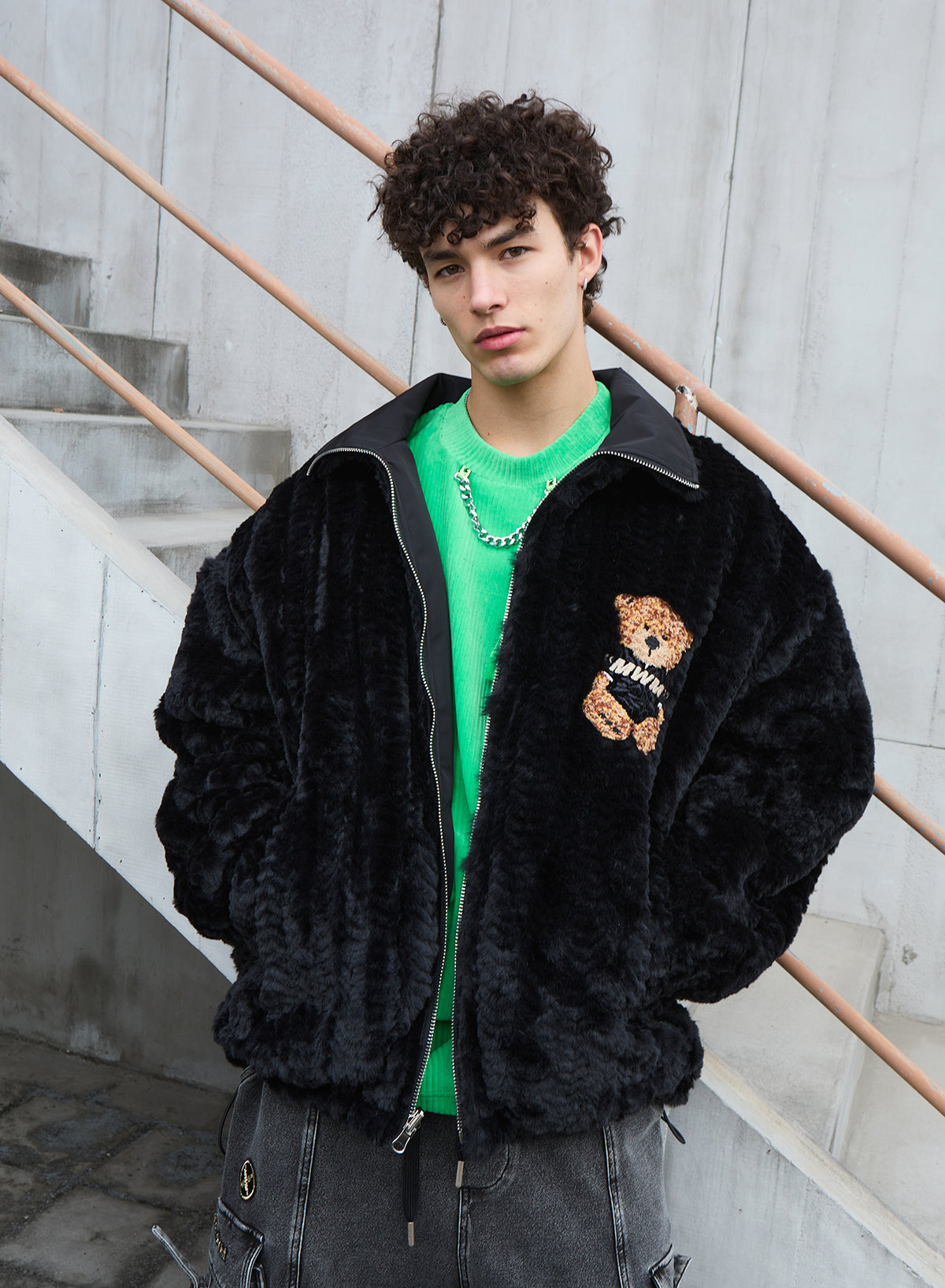 REVERSIBLE TEDDY COAT