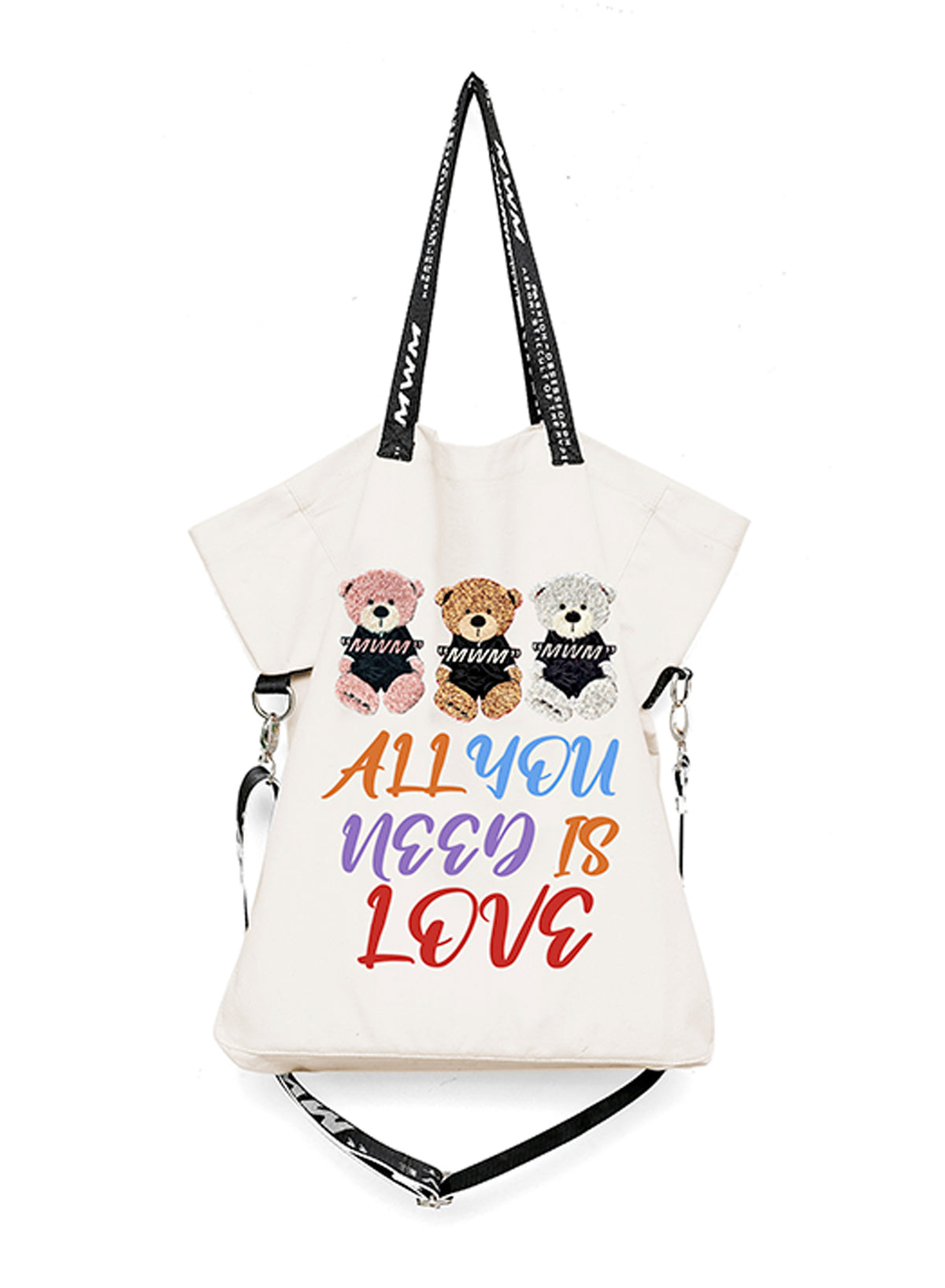MWM TEDDY BEAR TOTE BAG