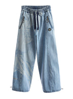 MWM PRINT DENIM JEANS