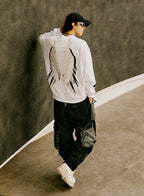 SUDADERA MWM ALAS BORDADAS