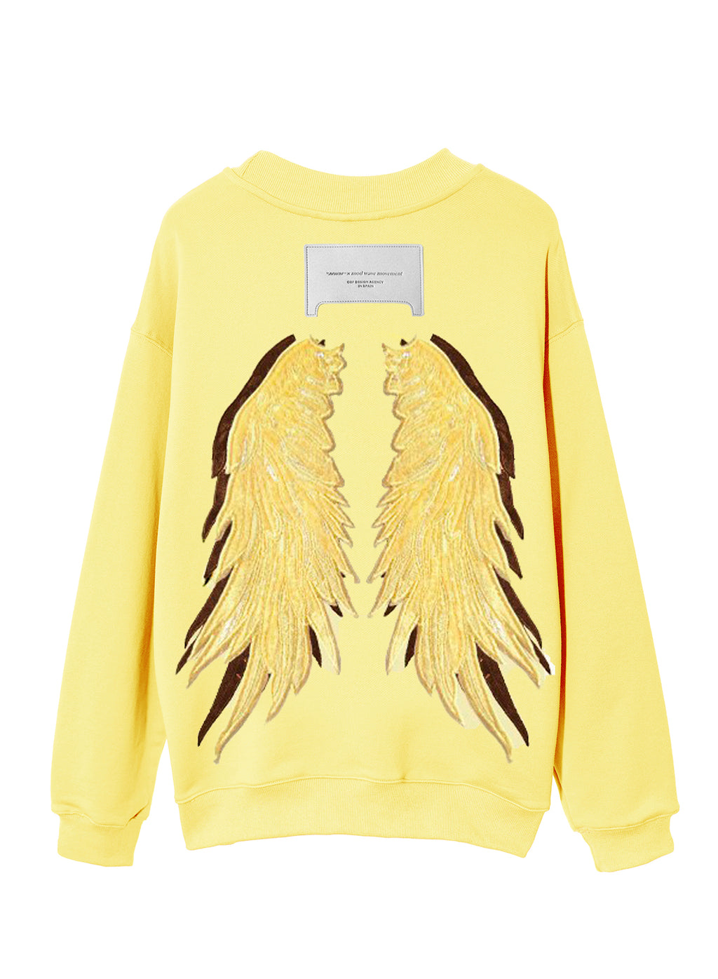 SUDADERA MWM ALAS BORDADAS