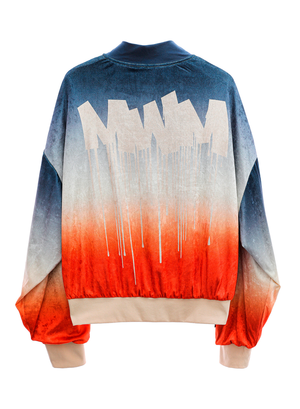 REVERSIBLE BOMBER JACKET MWM OMBRE EFFECT
