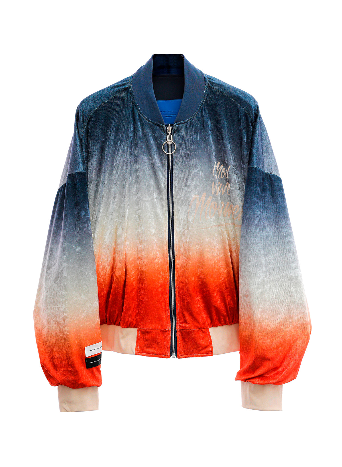 REVERSIBLE BOMBER JACKET MWM OMBRE EFFECT