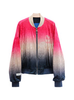 GRADIENT EFFECT REVERSIBLE MWM BOMBER JACKET