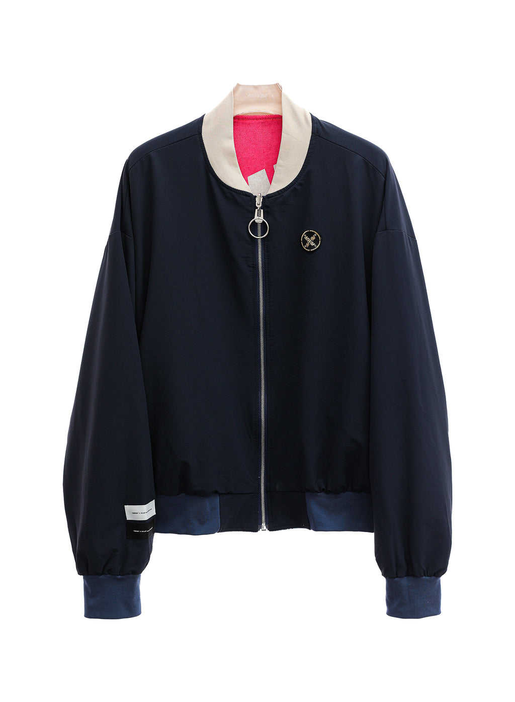 GRADIENT EFFECT REVERSIBLE MWM BOMBER JACKET