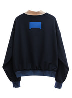 GRADIENT EFFECT REVERSIBLE MWM BOMBER JACKET