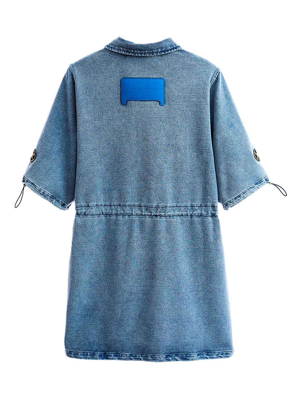 DENIM DRESS MWM TEDDY BEAR