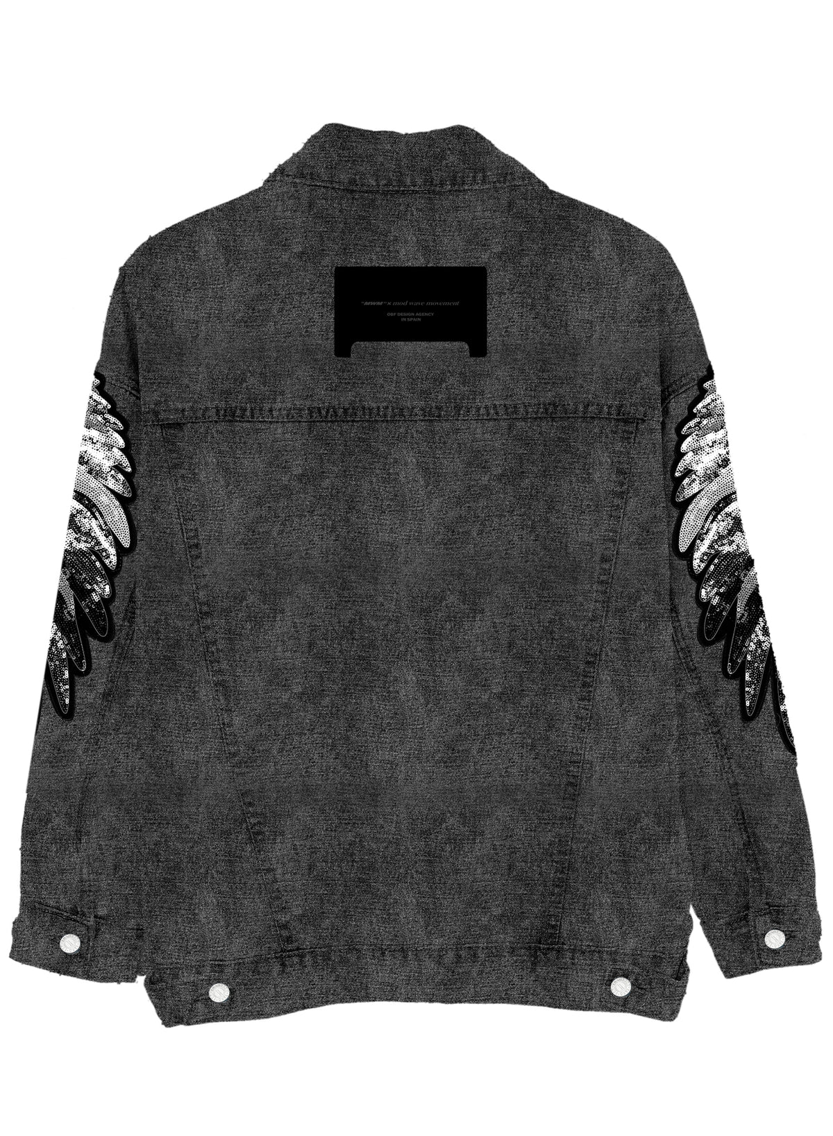MWM WINGS OVERSIZED DENIM JACKET