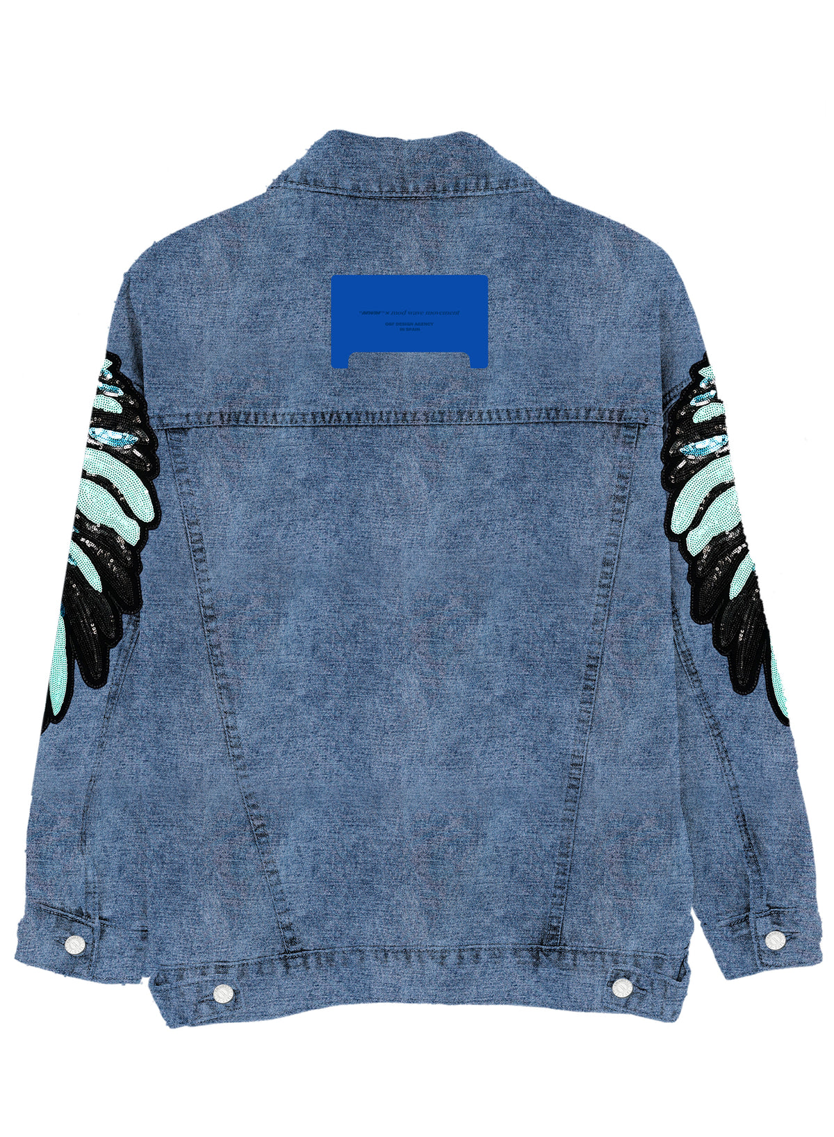 MWM WINGS OVERSIZED DENIM JACKET
