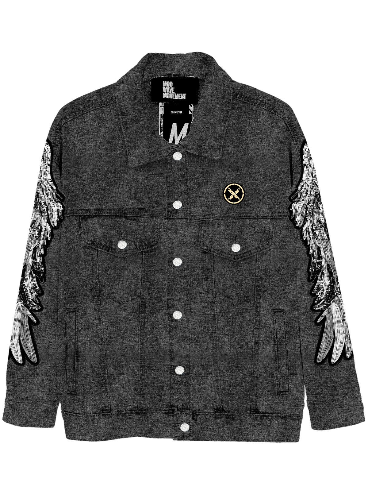 MWM WINGS OVERSIZED DENIM JACKET